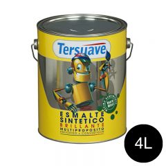 Esmalte Sintetico Brillante Convertidor Antioxido Tersuave Negro 4L